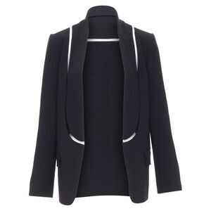 Alexander Wang Fish Wise Cut Out Long Blazer Jacket